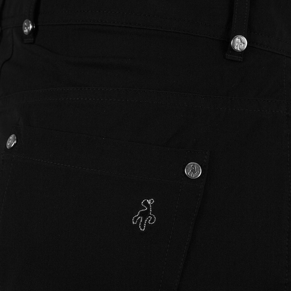 Green Lamb Ladies Stretch Skort with UPF30 Protection in Black