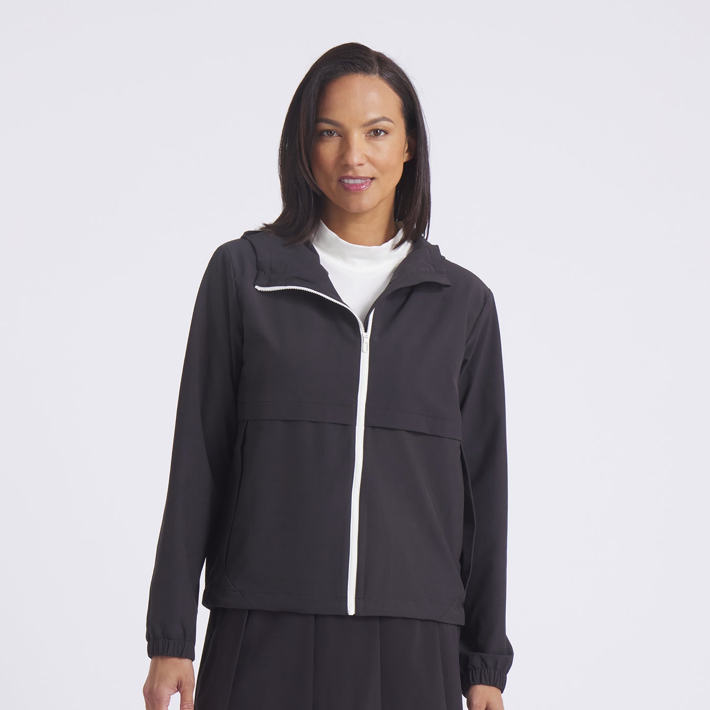 Puma Ladies Full Zip Jacket with Hood in Black