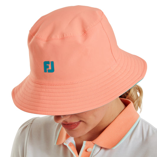 FootJoy Womenβs Reversible Bucket Hat - Two Looks, All-Day Sun Protection