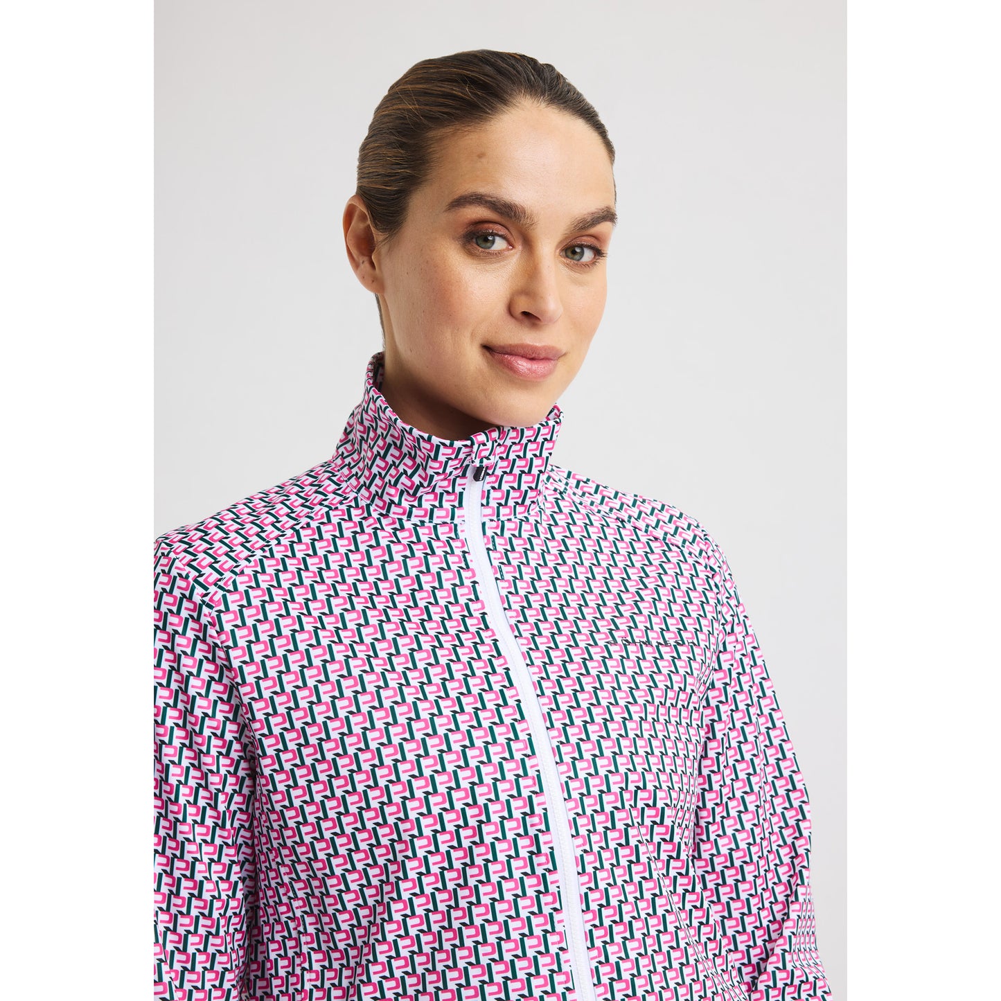 Rohnisch Ladies Wind Jacket with Retro Logo Print