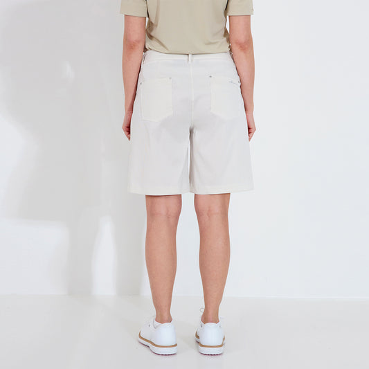 Abacus Ladies Wide Leg Pinstripe Shorts - Effortless Style & Performance