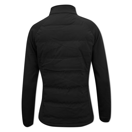 Glenmuir Ladies Water Repellent Hybrid Jacket in Black - Last One Large Only Left