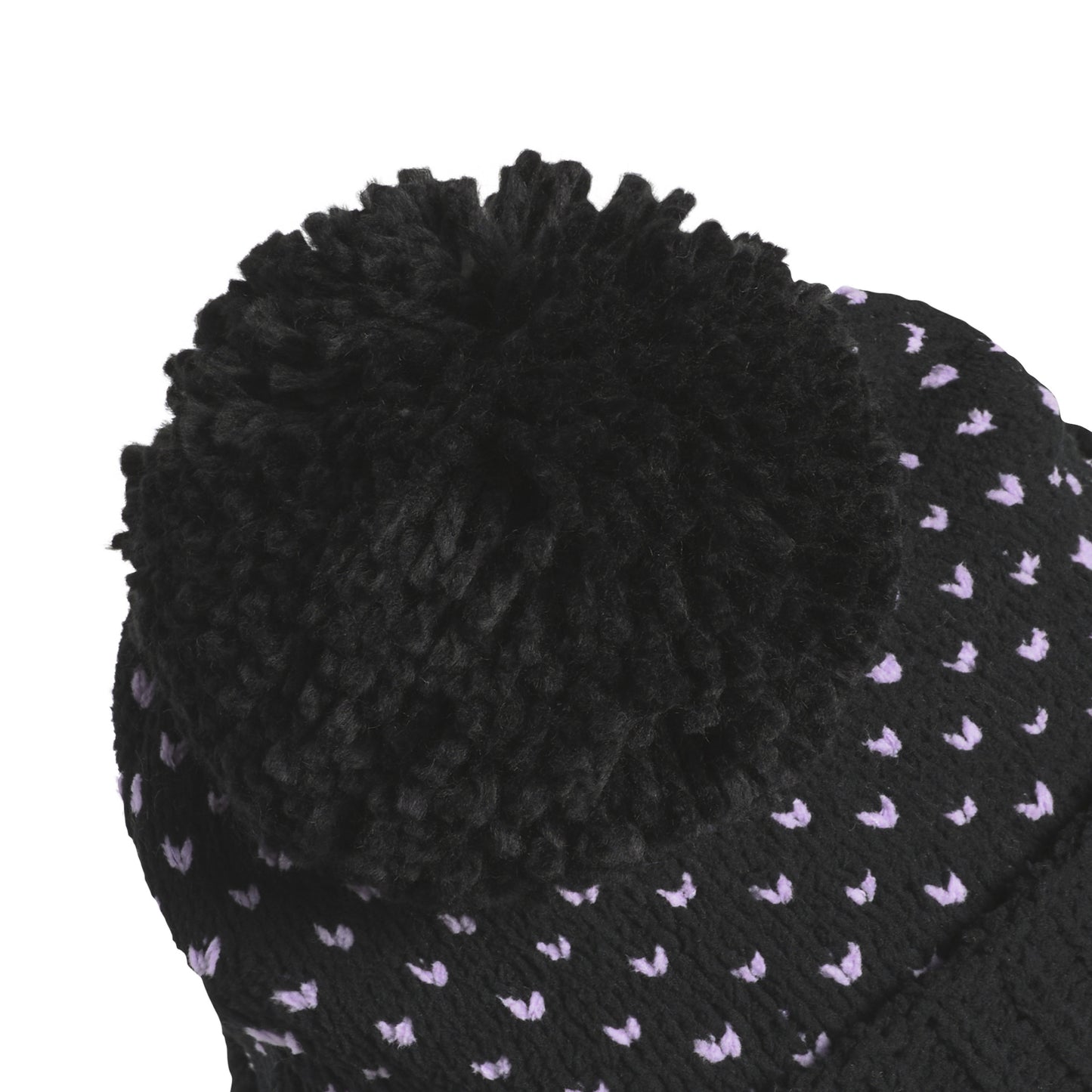 adidas Golf Ladies Fleece Lined Bobble Hat in Black