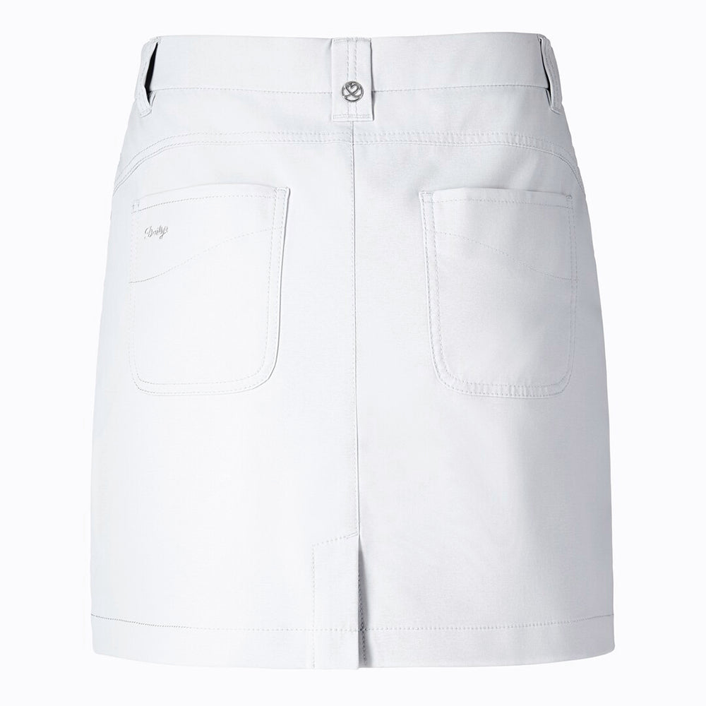 Daily Sports Ladies Stretch White Golf Skort