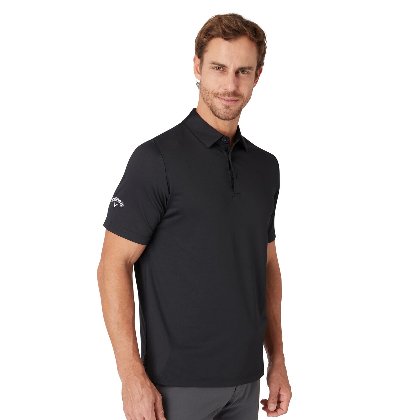 Callaway Mens Short Sleeve Solid Polo