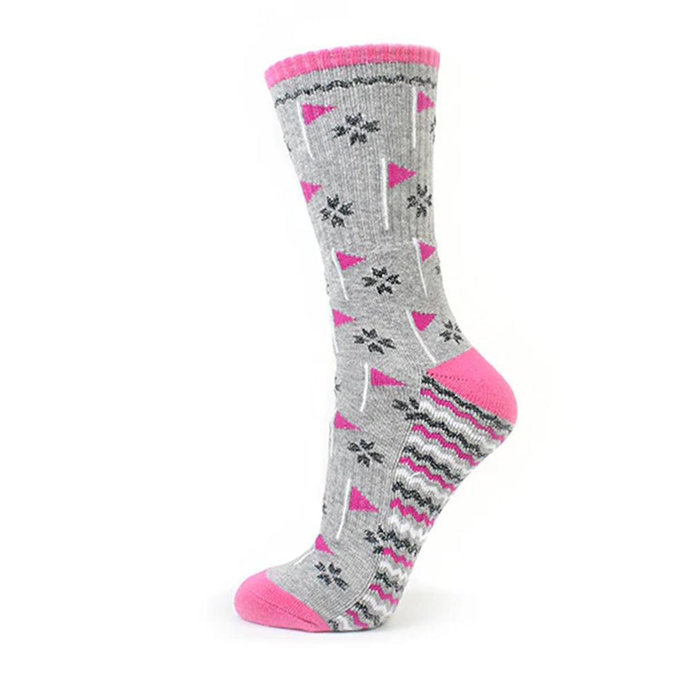 Surpizeshop Ladies Crew Golf Socks with Flag Design