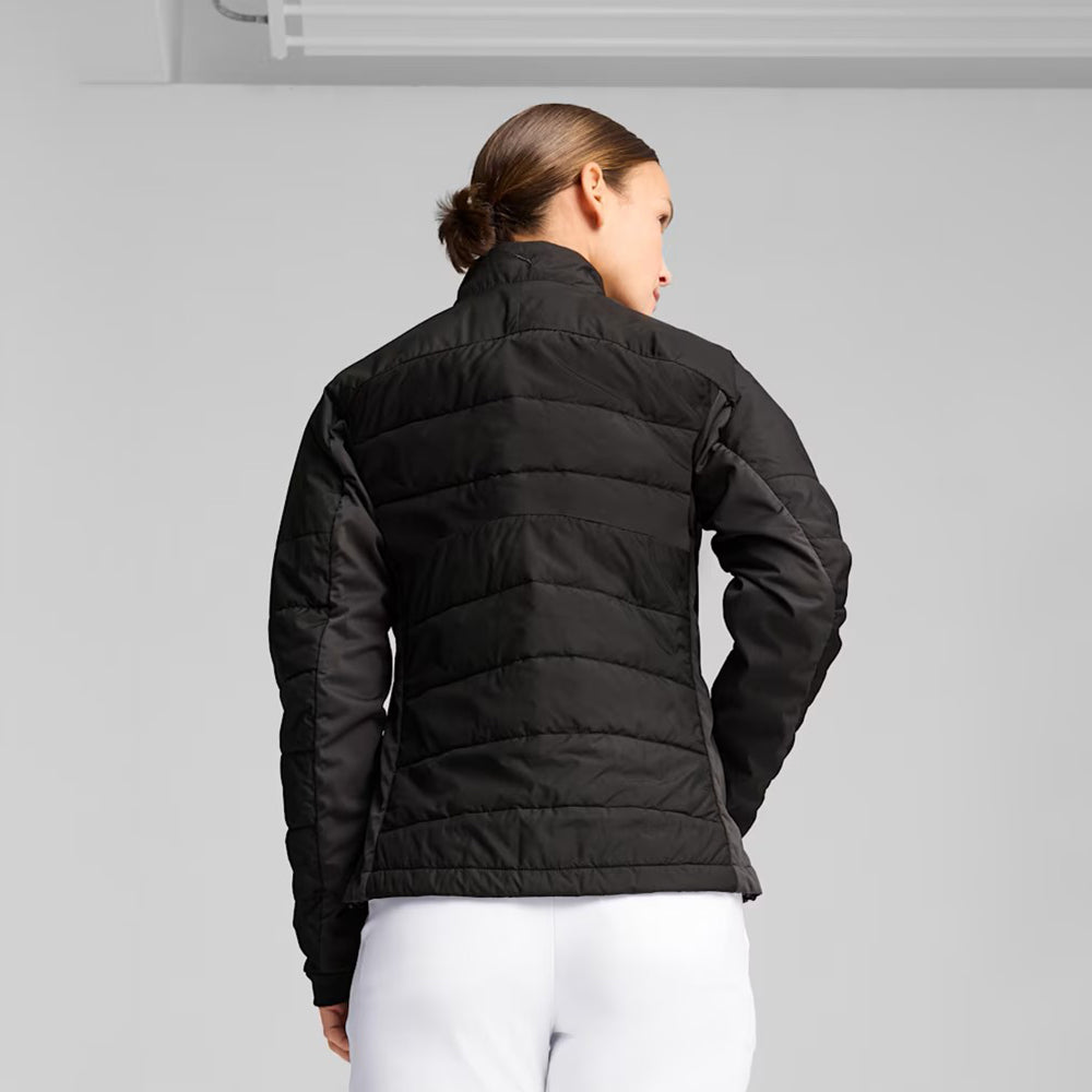 Puma Golf Ladies Primaloft Quilted Jacket in Black
