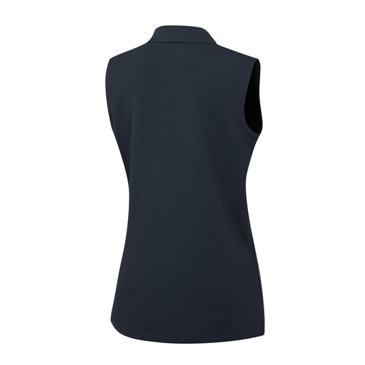 PING Ladies Navy Half-Zip Golf Vest