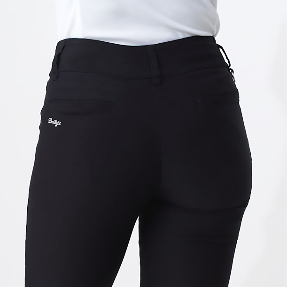 Daily Sports Ladies Pull-On 7/8 Trousers with Super-Stretch Finish in Navy Blue