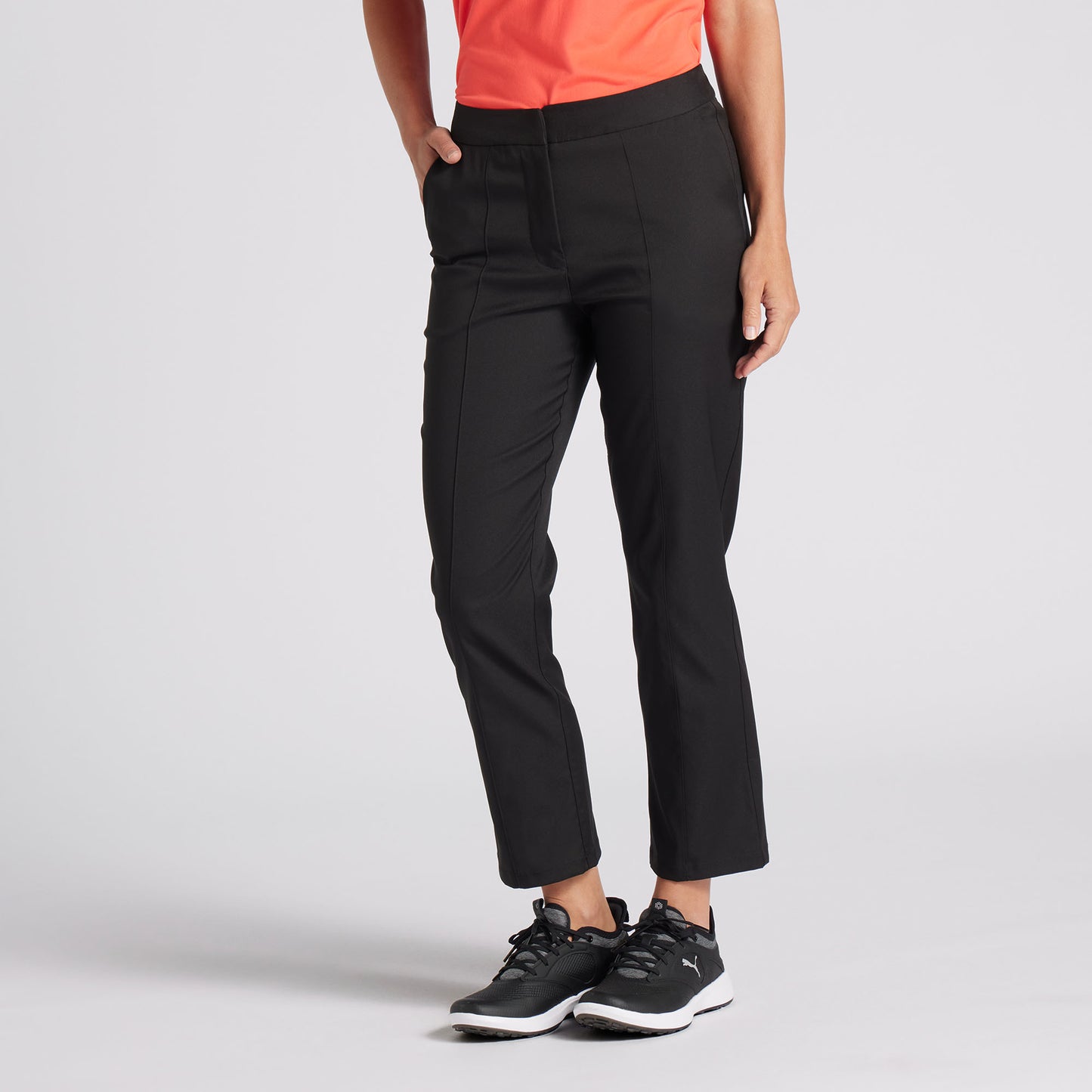 Puma Women's Mid-Rise 7/8 Trouser in Black - Last Pair XXL Only Left