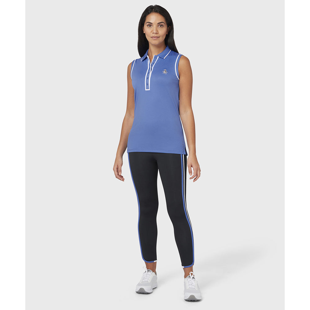 Original Penguin Ladies Piped Sleeveless Polo - Last One XS Only Left