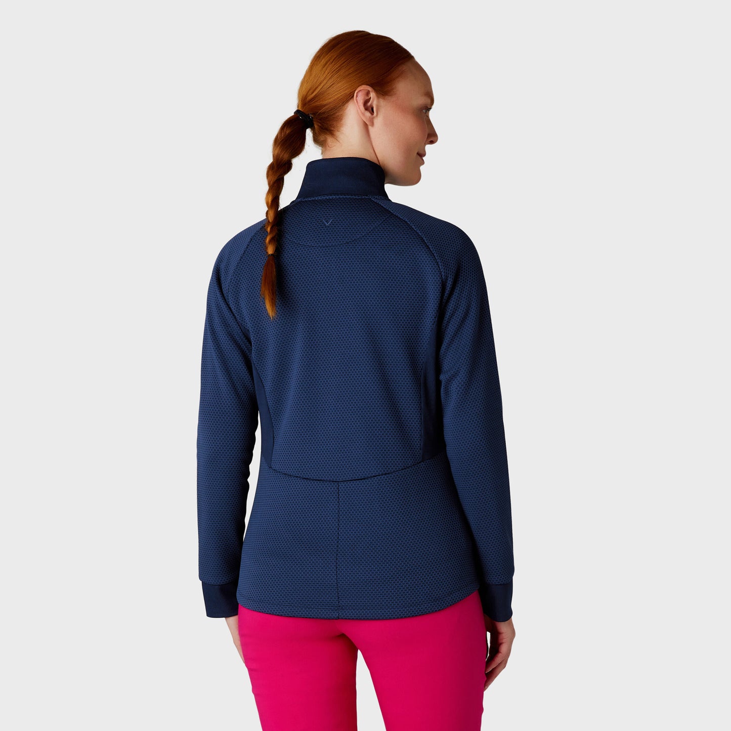 Callaway Ladies Hexagon Lightweight Fleece Golf Jacket