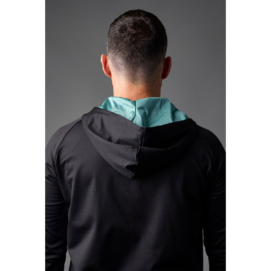 Sunderland Mens Thermal Hooded Hybrid Jacket with Water Repellent Finish