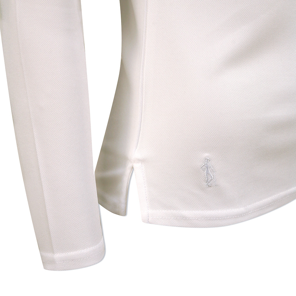 Glenmuir Ladies Long Sleeve Pique Knit Polo for Breathable Comfort with Timeless Appeal