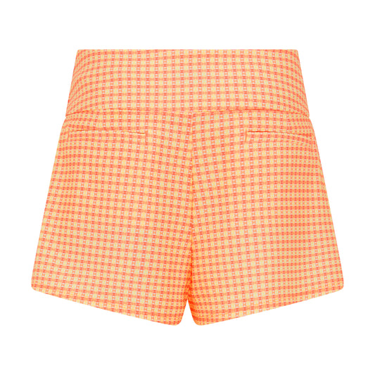 Original Penguin Ladies High Waisted Bowtie Print Shorts - Last One Size 8 Only Left