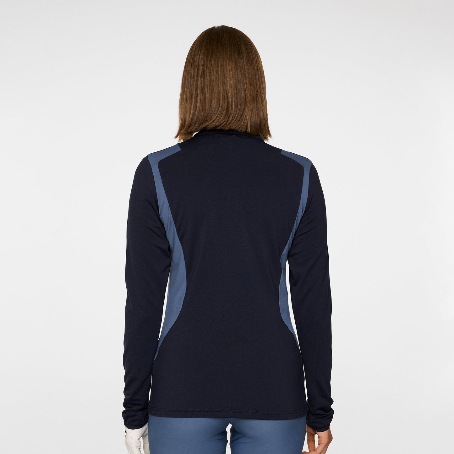 J.Lindeberg Ladies Navy Lightweight Mid-Layer with Brushed Inner