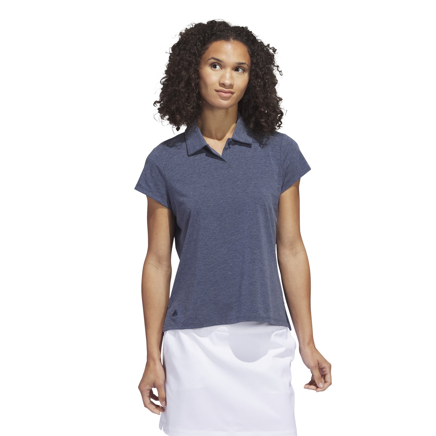 adidas Ladies Go-To Short Sleeve Golf Polo in Collegiate Navy - Last One XL Only Left