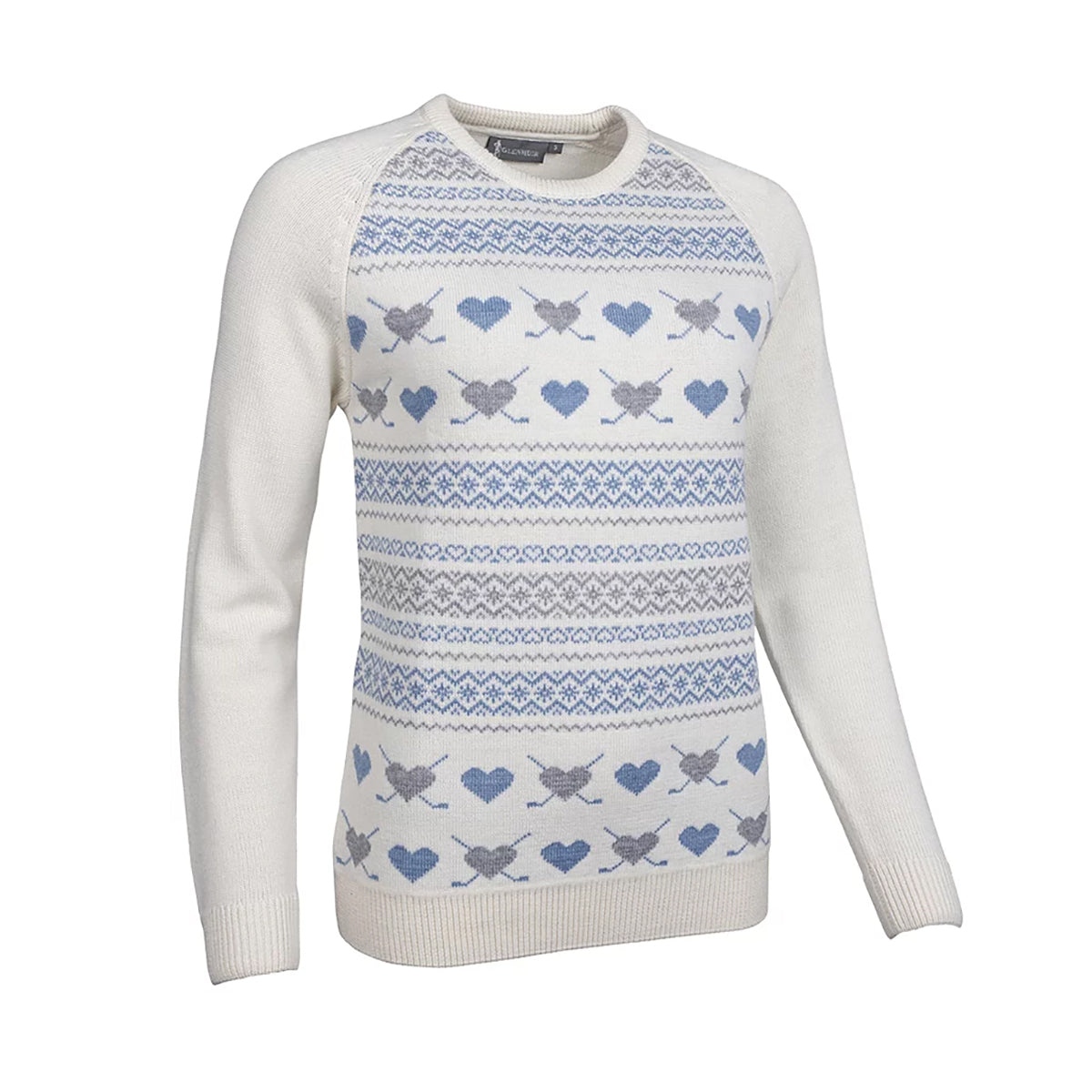 Glenmuir Ladies Merino Blend Festive Fairisle Sweater