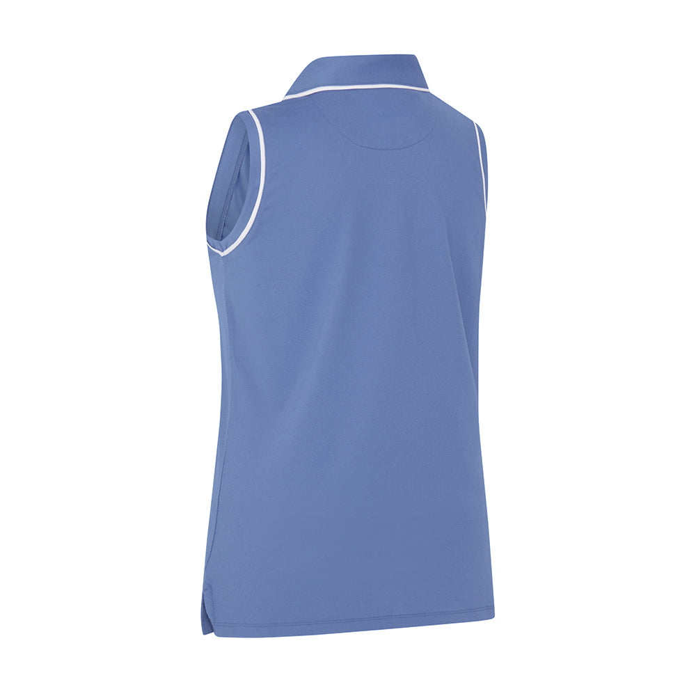 Original Penguin Ladies Piped Sleeveless Polo - Last One XS Only Left
