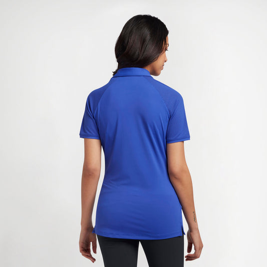 Original Penguin Ladies Short Sleeve Polo with Mesh Detail - Last One Medium Only Left