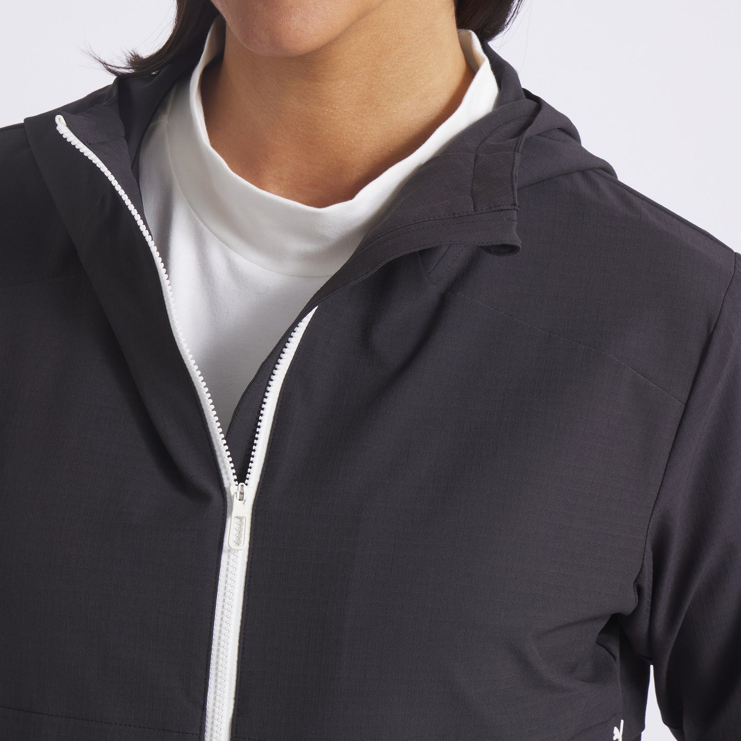 Puma Ladies Full Zip Jacket with Hood in Black
