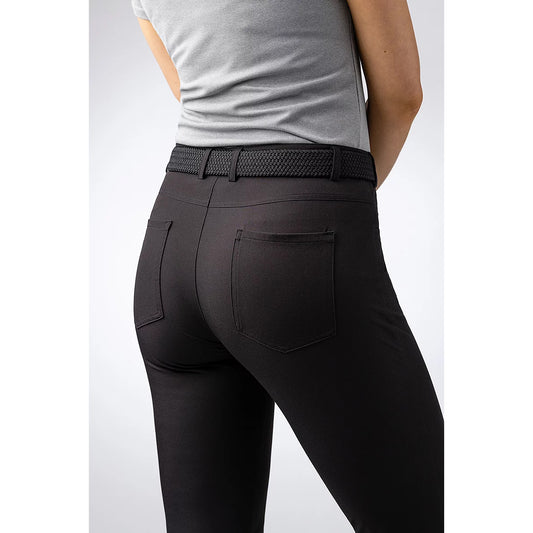 Glenmuir Ladies Black Performance Trousers for All-Day Comfort & a Sleek, Straight-Leg Silhouette
