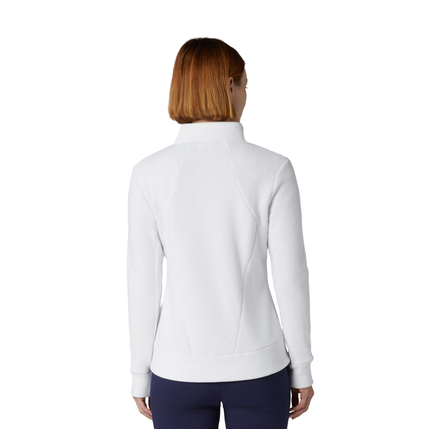 Callaway Ladies Golf Waffle Knit Fleece Jacket