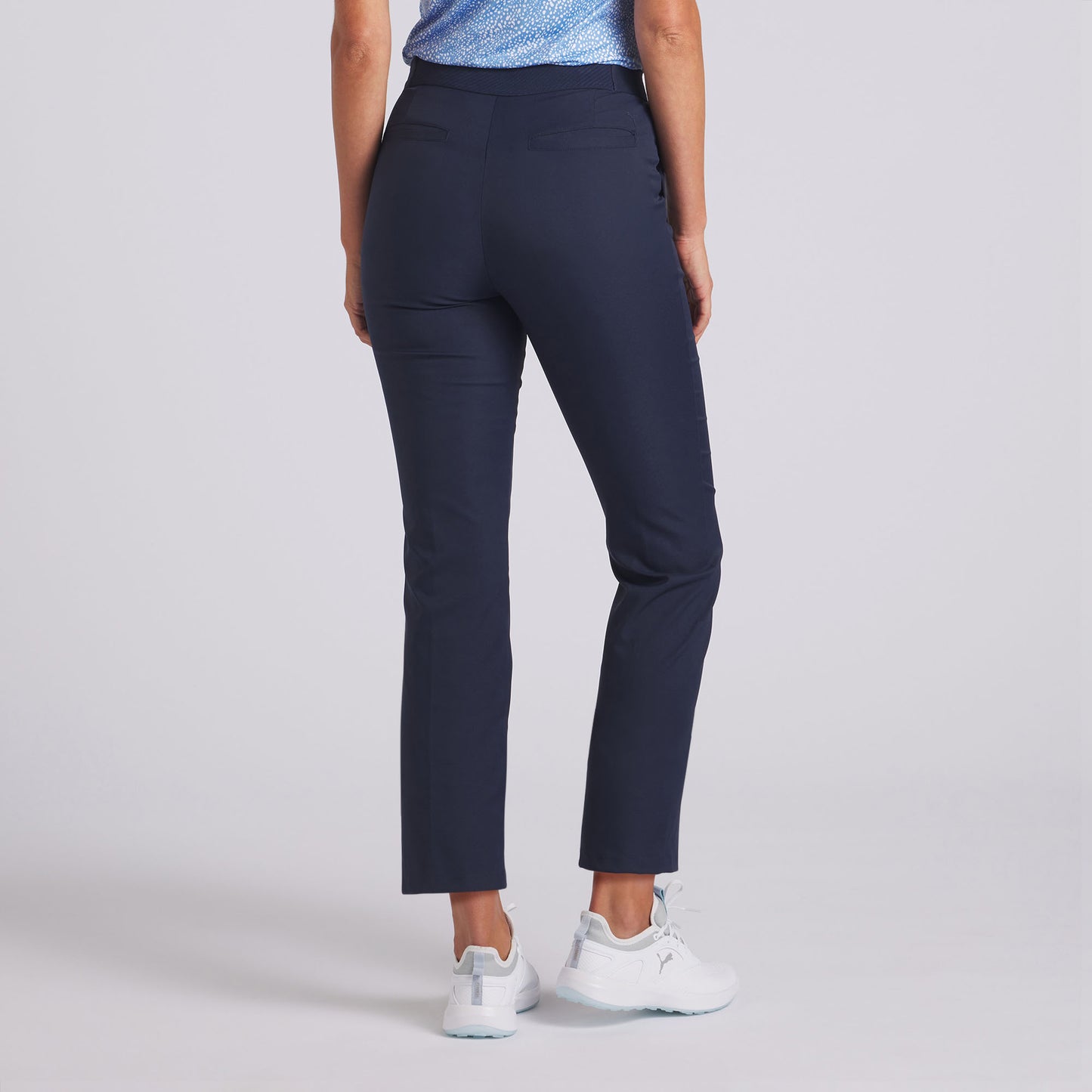 Puma Women's Mid-Rise 7/8 Trouser in Deep Navy