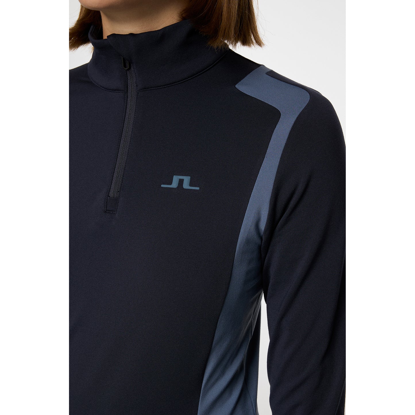 J.Lindeberg Ladies Navy Lightweight Mid-Layer with Brushed Inner