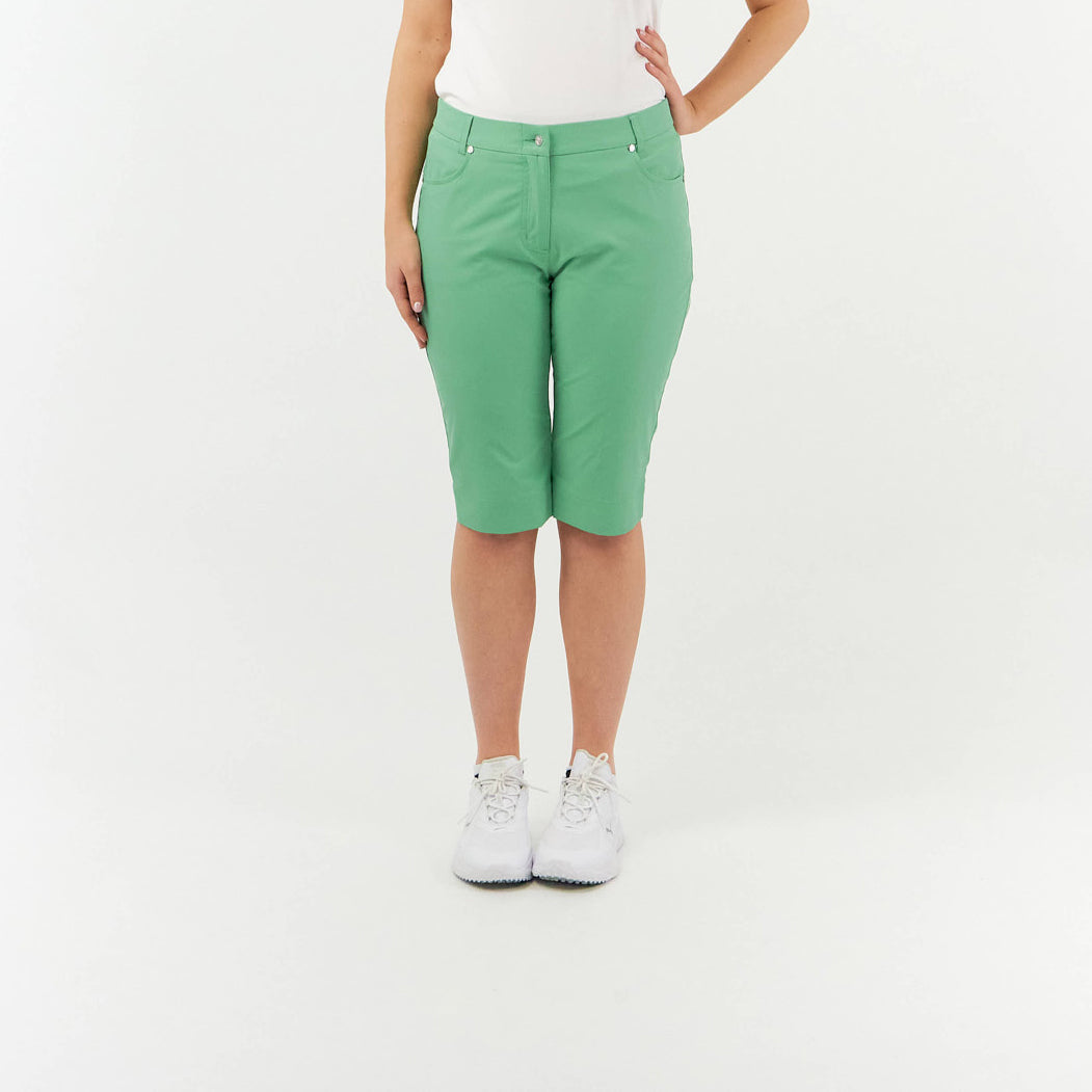 Ladies green shorts best sale