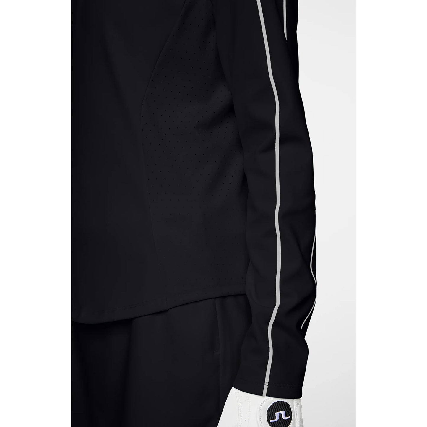 J.Lindeberg Ladies Zip-Neck Mid-Layer in Black - XL Only Left