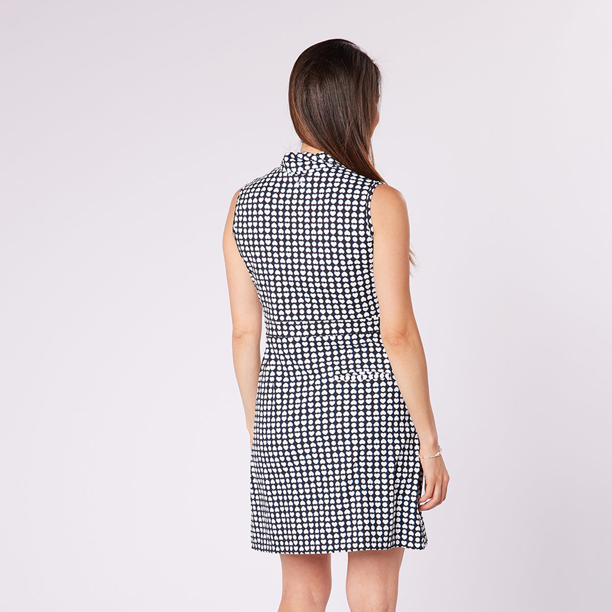 Swing Out Sister Ladies Sleeveless Print Dress in Love Golf