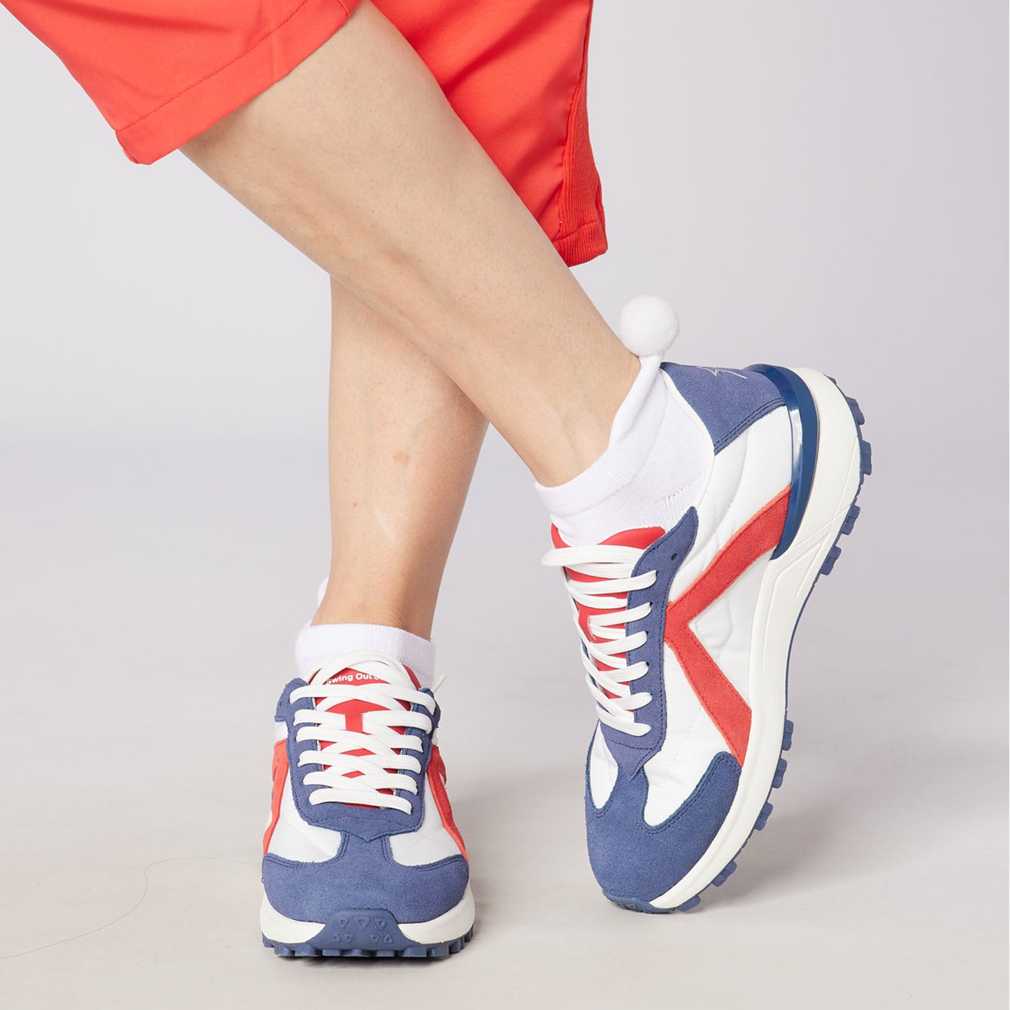 Swing Out Sister Ladies Spikeless Colour Block Golf Shoes