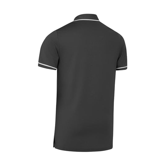 Original Penguin Ladies Piped Short Sleeve Polo in Caviar - Last One XS Only Left
