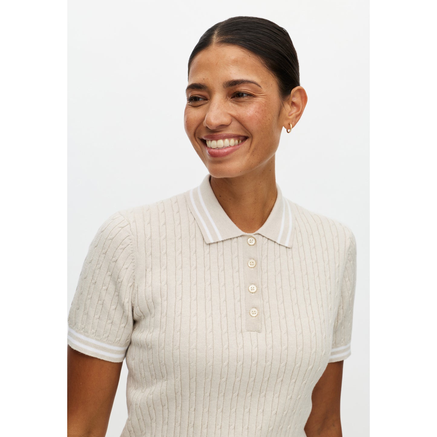 Rohnisch Ladies Knitted Polo for Luxurious Cotton-Rich Comfort & Timeless Fairway Style