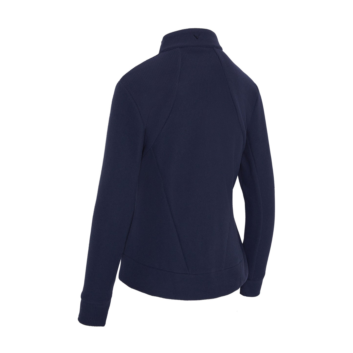Callaway Ladies Waffle Knit Fleece Jacket in Navy