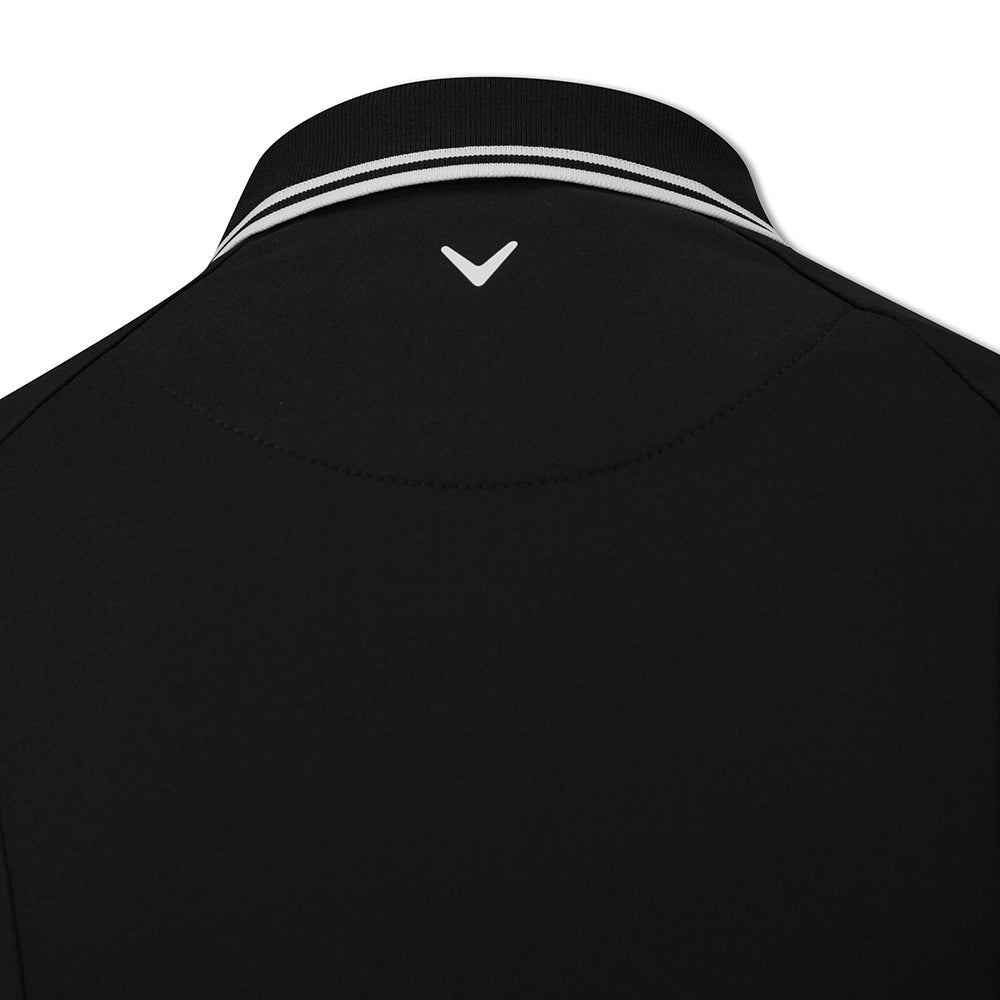 Callaway Ladies Long Sleeve Polo with Opti-Dri in Caviar