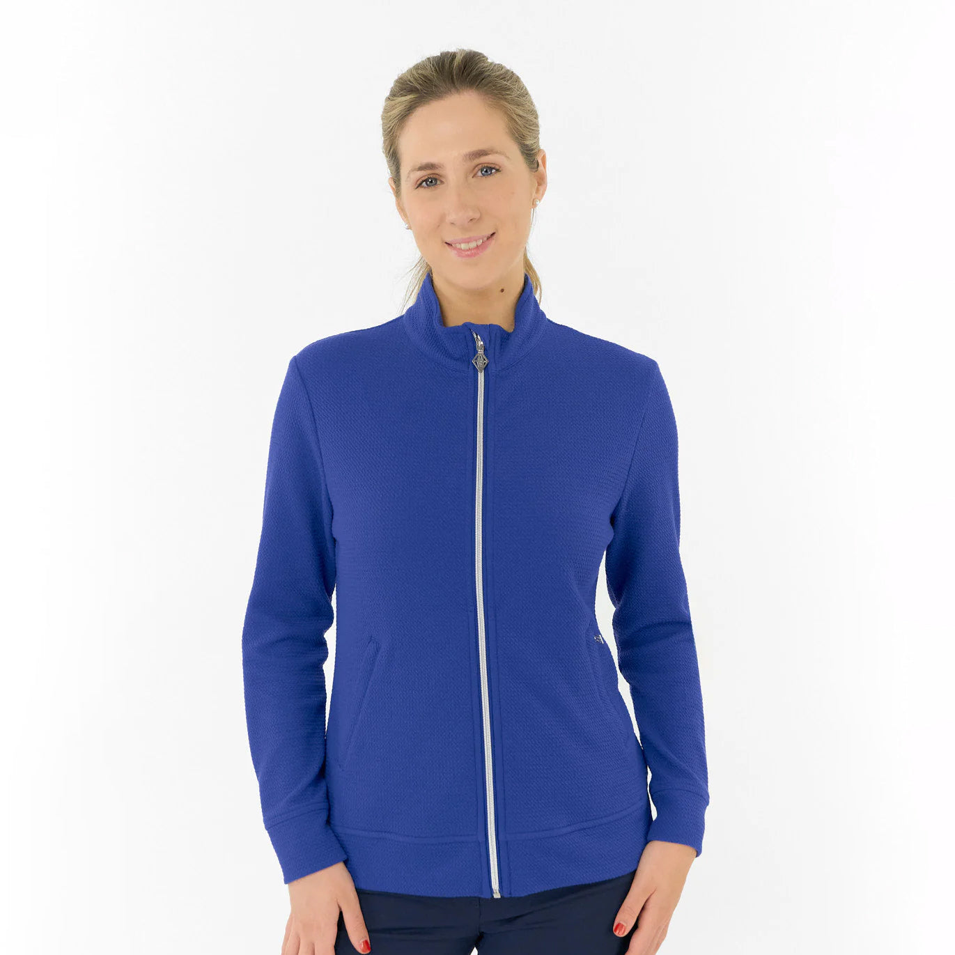 Pure Ladies Textured Jacket β Refined Texture Meets All-Season Performance