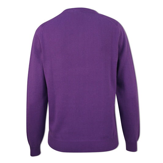 Glenmuir Women's Premium Cotton V-Neck Golf Sweater