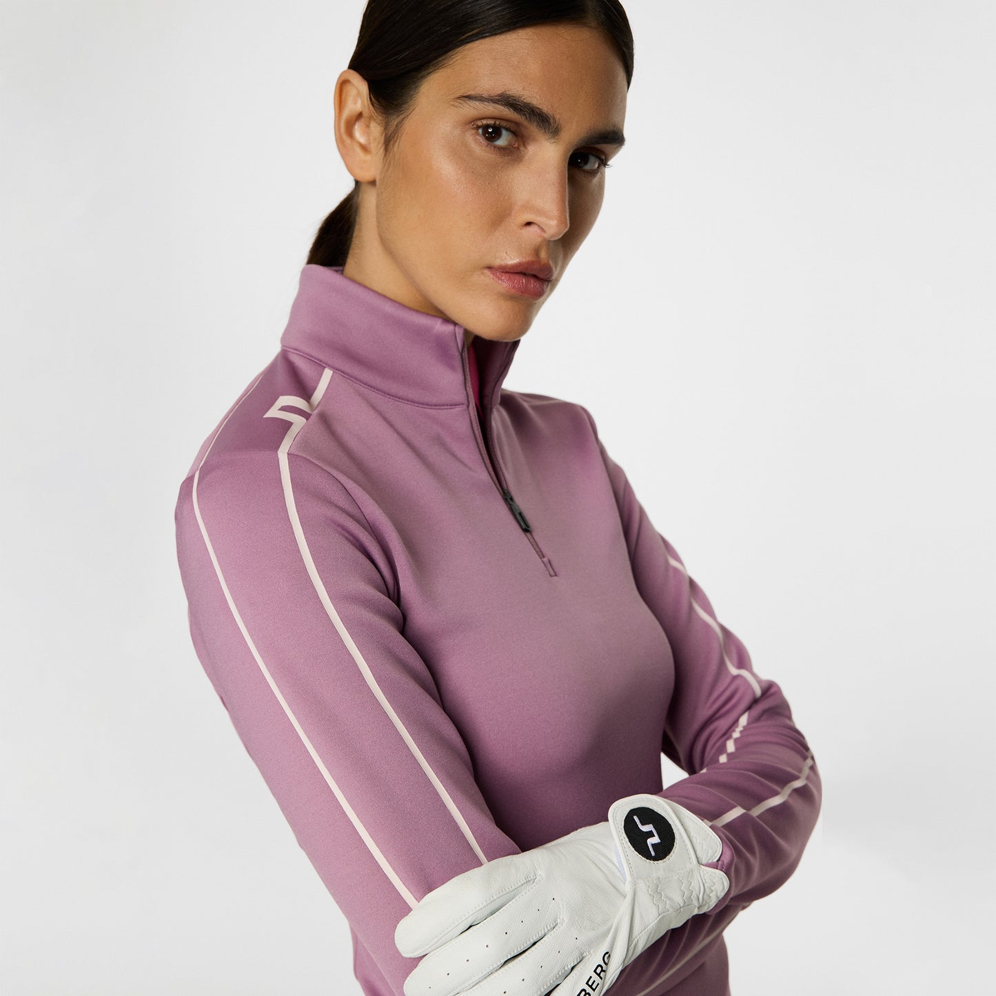 J.Lindeberg Ladies Mid-Layer with Stripe Detailing