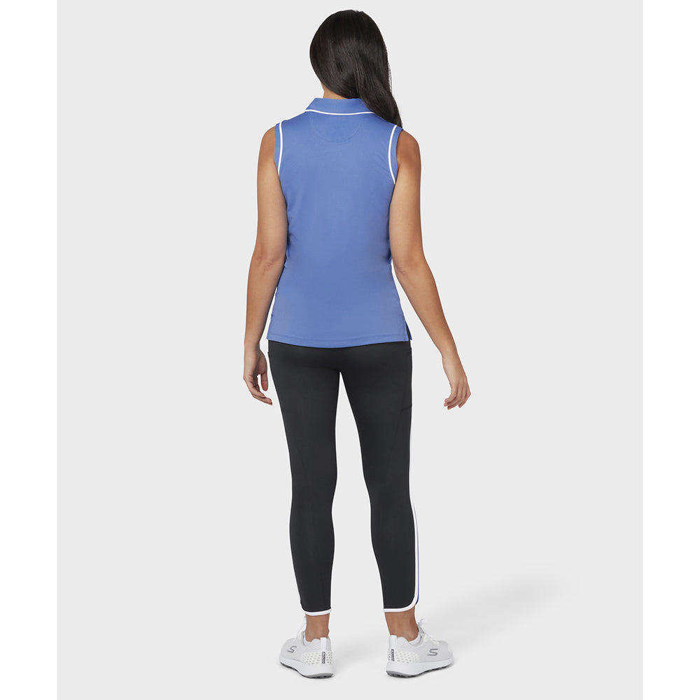 Original Penguin Ladies Piped Sleeveless Polo - Last One XS Only Left