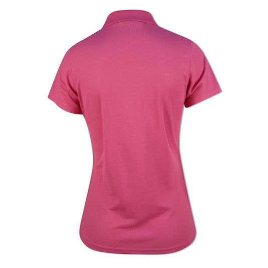 Glenmuir Ladies Short Sleeve Pique Polo - Classic Golf Style with Stretch Comfort