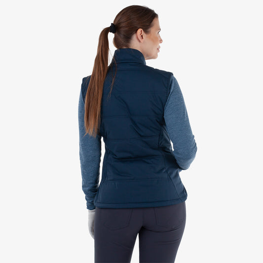 Galvin Green Women's Navy Quilted Gilet with Water Repellent Finish