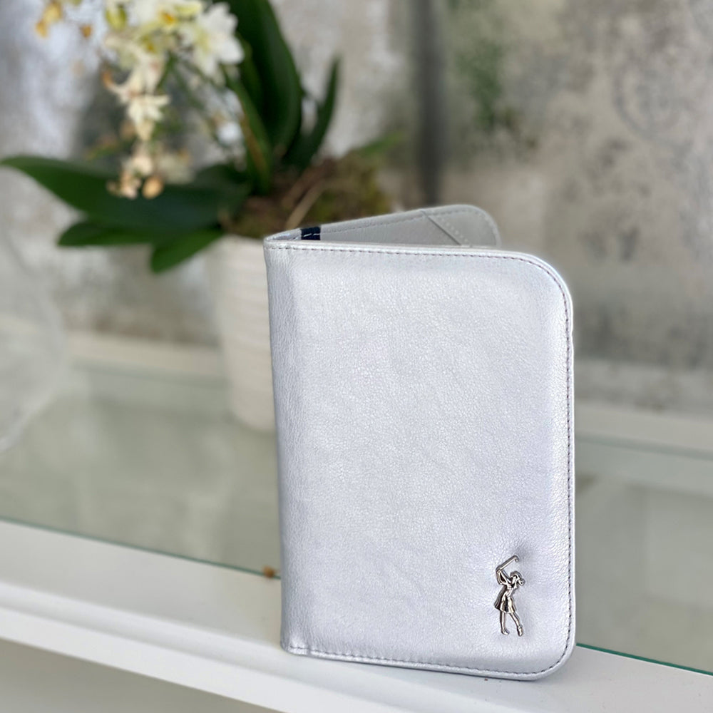 Surprizeshop Metallic Effect Scorecard Holder in Silver