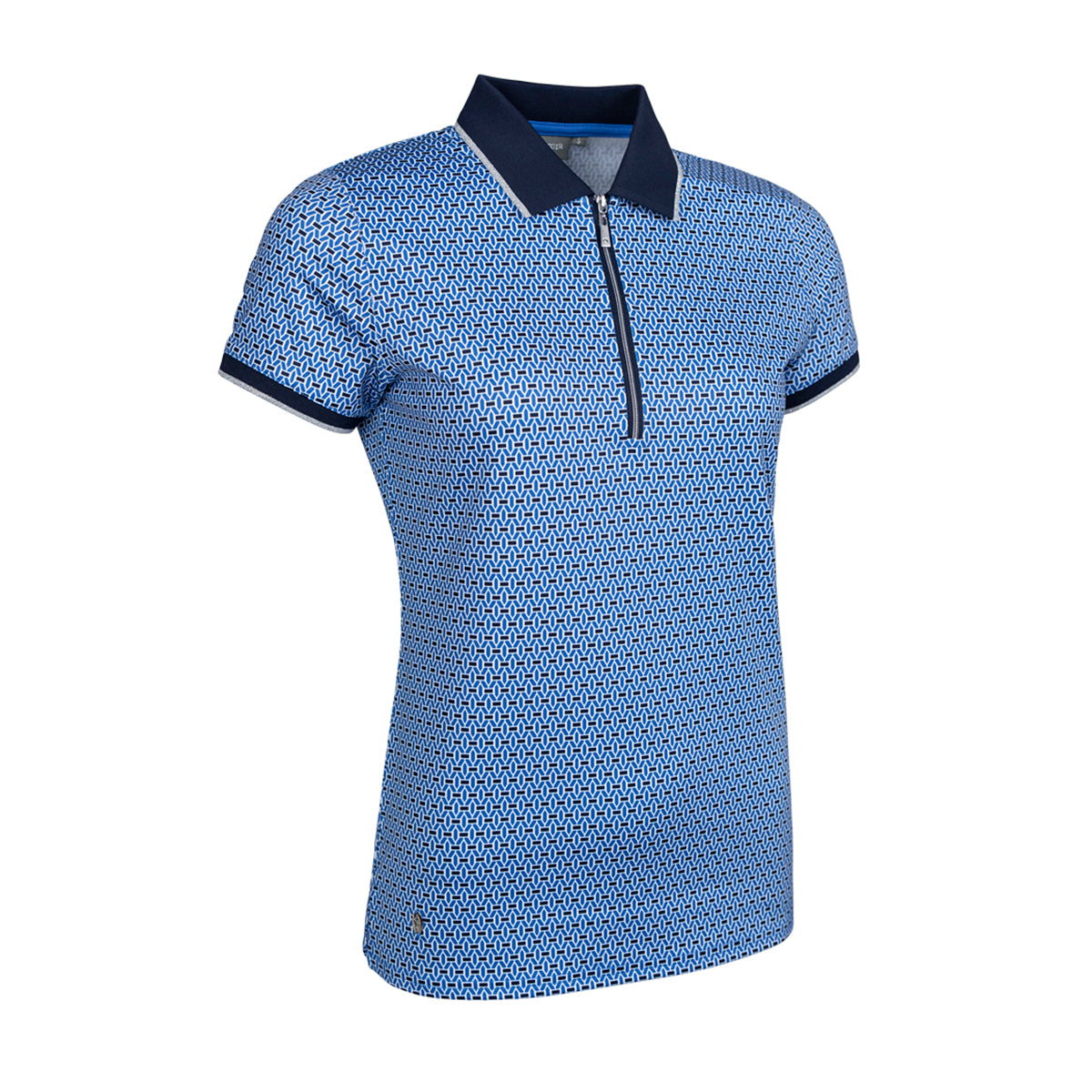 Glenmuir Ladies Printed Polo for Elevated Style with Sophisticated Performance
