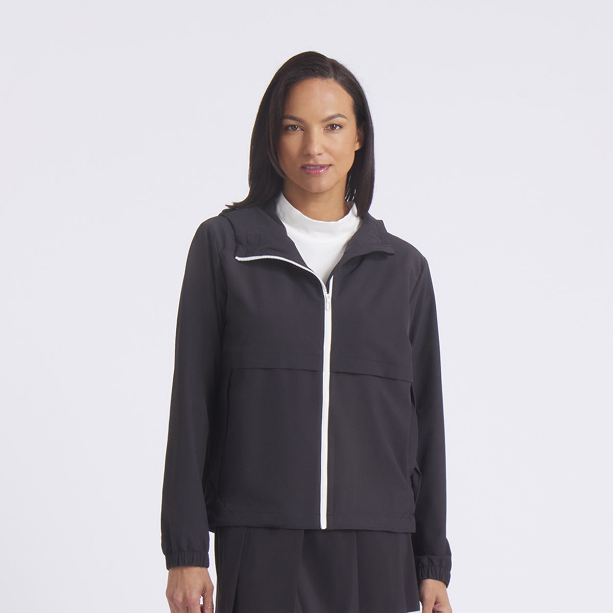 Puma Ladies Full Zip Jacket with Hood in Black