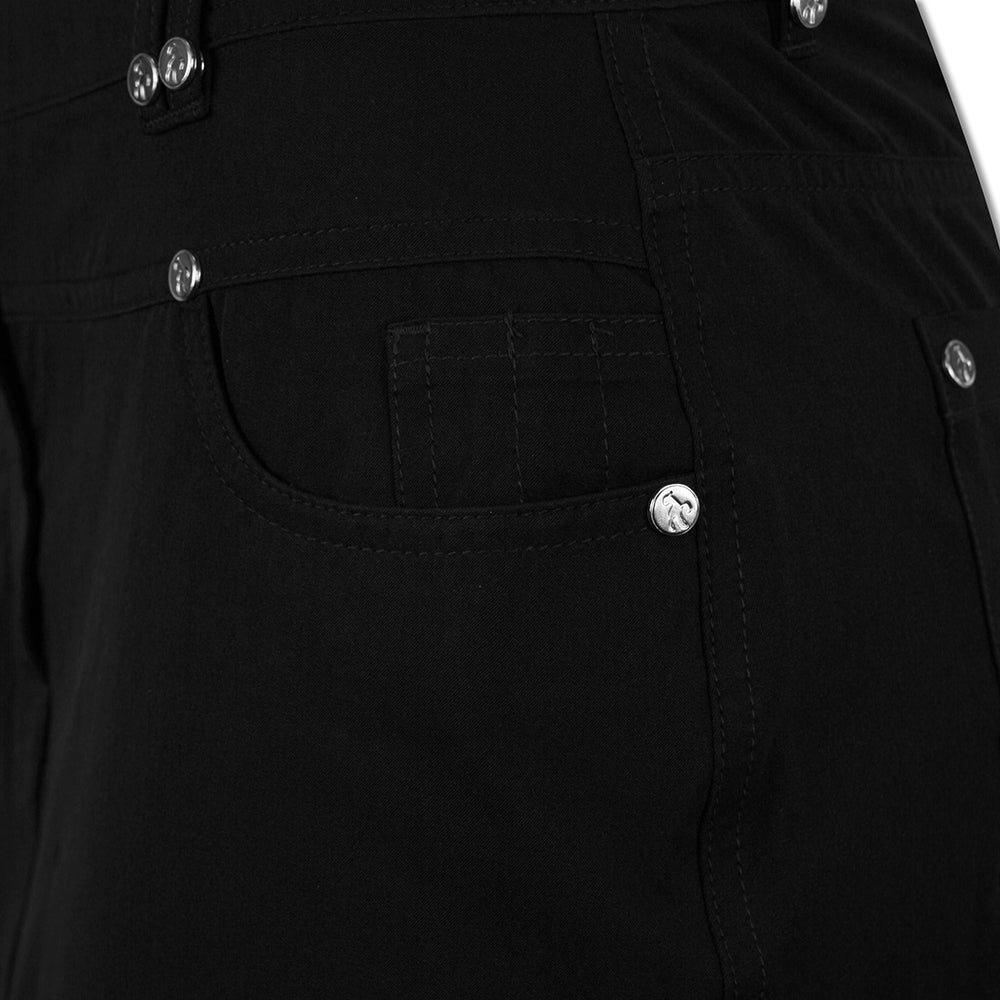Green Lamb Ladies Stretch Skort with UPF30 Protection in Black