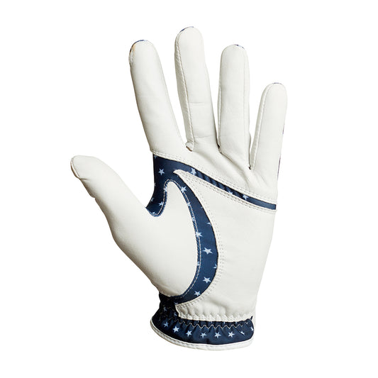 Swing Out Sister Ladies Stretch Leather Glove in Navy
