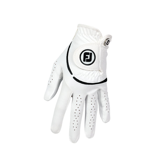 FootJoy Ladies WeatherSof Golf Glove in White and Black
