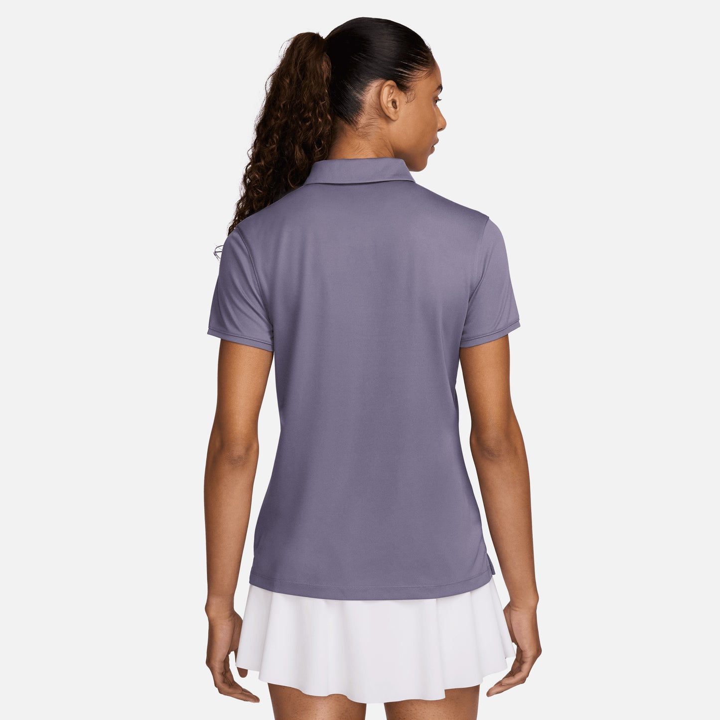 Nike Ladies Short Sleeve Dri-FIT Golf Polo in Deep Mauve